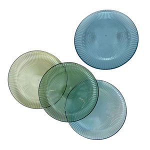 Heavy Duty Clear Reusable Plastic Dinnerware Set for Wedding Parties