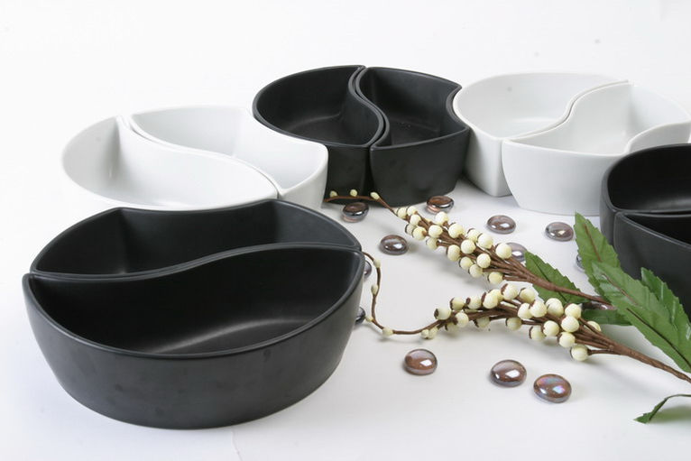Stoneware Snack Set