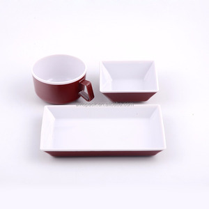 Airline Sustainable Reusable ABS party Dinnerware set for Inflight Catering