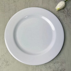 Wholesale Custom Melamine Unbreakable White Plates Restaurant Dinnerware