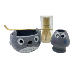 ThermoPal Factory Customized Handmade Painted Ceramic Decals Matcha Tea Set
